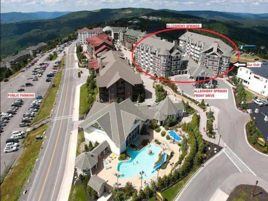 Allegheny Spring 239 King, Bed/Ski-In, Out/Pool & Hot Tub Snowshoe Exterior photo